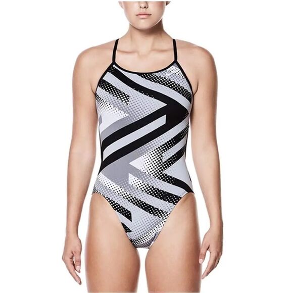 [NWOT] NIKE Tidal Riot Poly Blend Performance Modern Cut Swim• Size Large - Picture 1 of 10